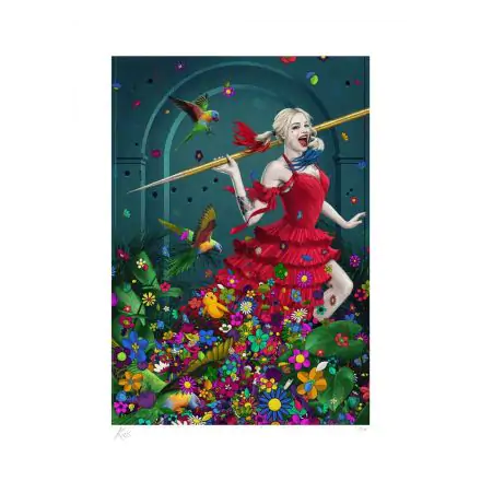 DC Comics Art Print Harley Quinn: Red Flags 46 x 61 cm - unframed product photo
