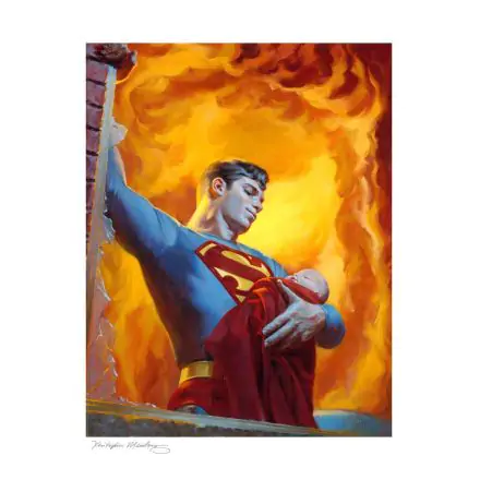 DC Comics Art Print Saving Grace: A Hero's Rescue 46 x 56 cm - unframed product photo
