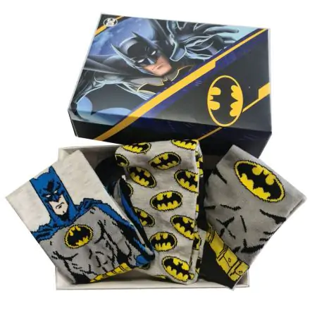 DC Comics Batman assorted pack 3 socks adult termékfotója