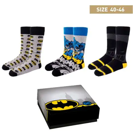 DC Comincs Socks 3-Pack Batman 40-46 product photo