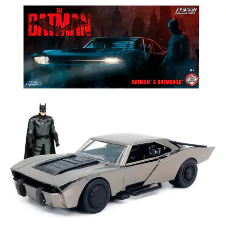 DC Comics Batman Batmobile Vehicle + Batman figure metal 1:24 product photo