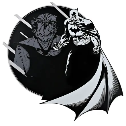 DC Comics Batman & Joker wooden layered round plaque product photo