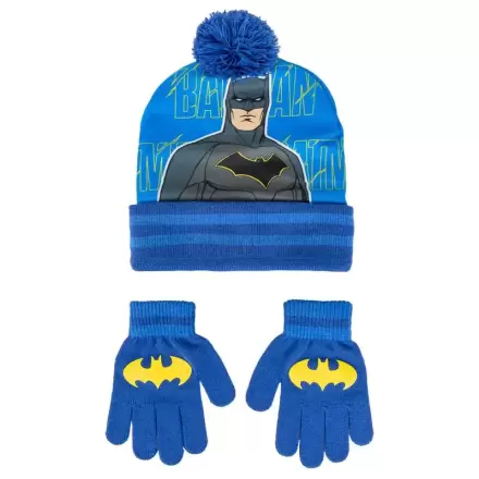 DC Comics Batman hat and gloves set product photo