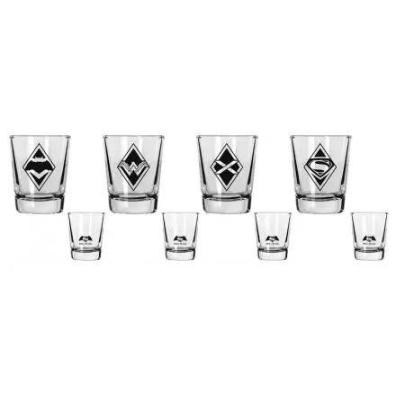 DC Comics Batman v Superman shot glasses set product photo