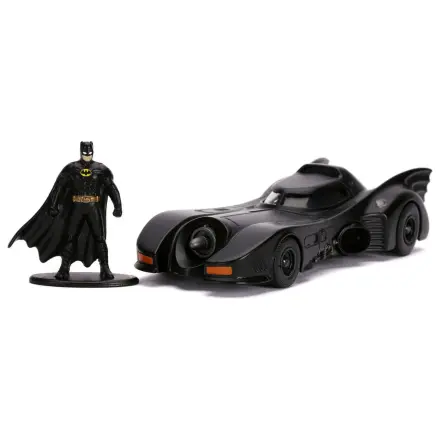 DC Comics Batmobil 1989 metal car + Batman figure set product photo