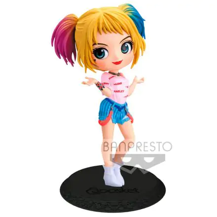DC Comics Brids of Prey Harley Quinn vol. 3 Q Posket ver. B figure 14cm product photo
