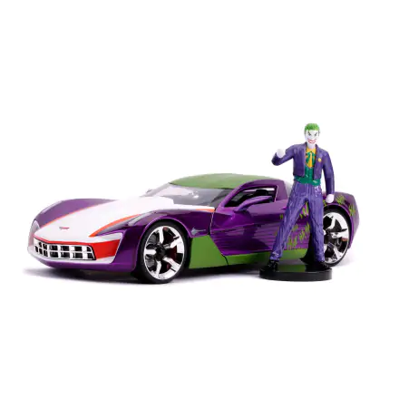 DC Comics Diecast Model 1/24 2009 Chevy Corvette Stingray with Figure product photo