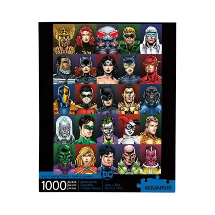 DC Comics Jigsaw Puzzle Faces (1000 pieces) product photo