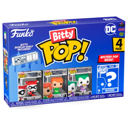 DC Bitty POP! Vinyl Figure 4-Pack Harley Quinn 2,5 cm termékfotója