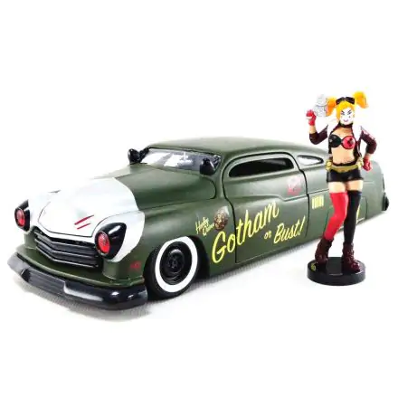 DC Comics Harley Quinn Mercury 1951 metal car + figure set product photo