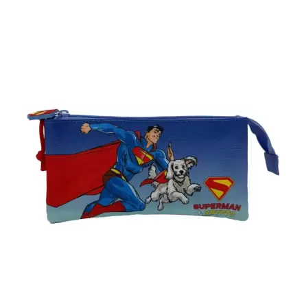 DC Comics Superman & Krypto triple pencil case product photo