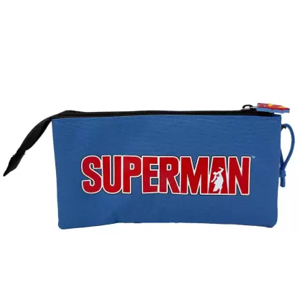 DC Comics Superman Logo triple pencil case product photo
