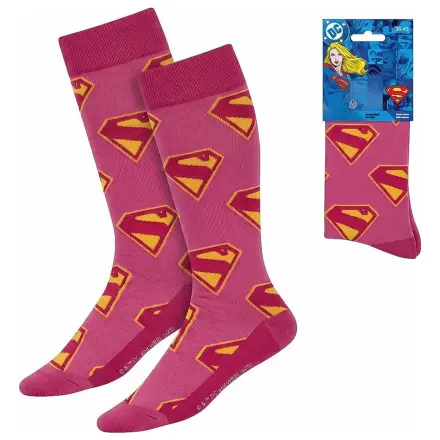 DC Comics Socks Superman Supergirl 36-43 product photo