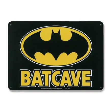 DC Comics Tin Sign Batcave 15 x 21 cm termékfotója