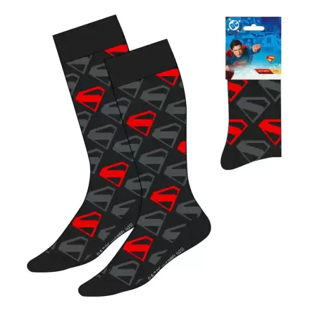 DC Comics Socks Superman Logo Black 38-45 product photo