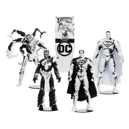DC Direct Page Punchers Action Figures & Comic Book Pack of 4 Superman Series (Sketch Edition) (Gold Label) 18 cm termékfotója