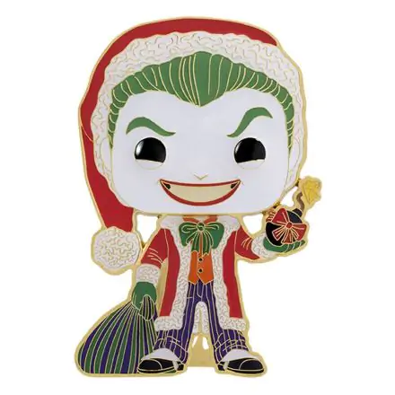 DC Holiday POP! Enamel Pin Joker 10 cm product photo