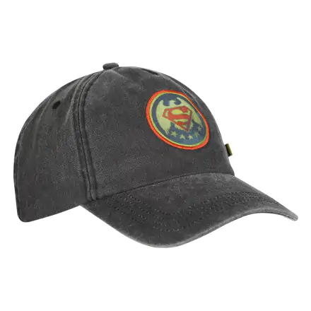 DC Superman Curved Bill Cap Vintage Wash product photo