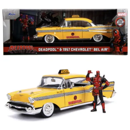Deadpool 1957 Chevy Bel Air 1 + Deadpool Figure 1:24 product photo