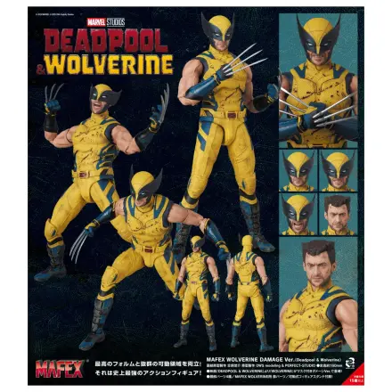 Deadpool & Wolverine Wolverine Damage Ver. MAFEX Figure 16 cm product photo