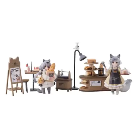 Decorated Life Collection PVC Statue Tea Time Cats - Cat Town Bakery Staff & Customer Set 12 cm termékfotója