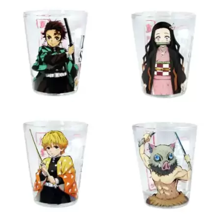 Demon Slayer Shot Glasses 4-Pack Group 59 ml termékfotója