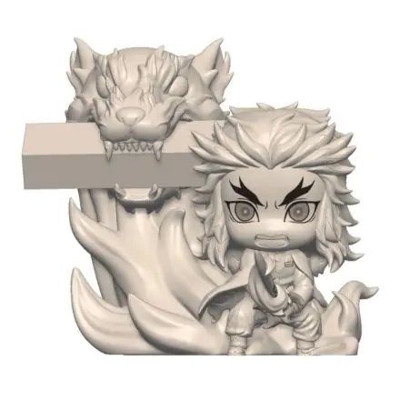 Demon Slayer: Kimetsu no Yaiba Hold PVC Statue Rengoku Kyojuro 8 cm product photo