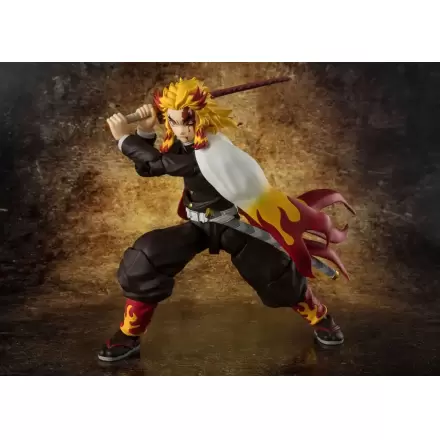 Demon Slayer: Kimetsu no Yaiba S.H.Figuarts Action Figure Kyojuro Rengoku 15 cm termékfotója