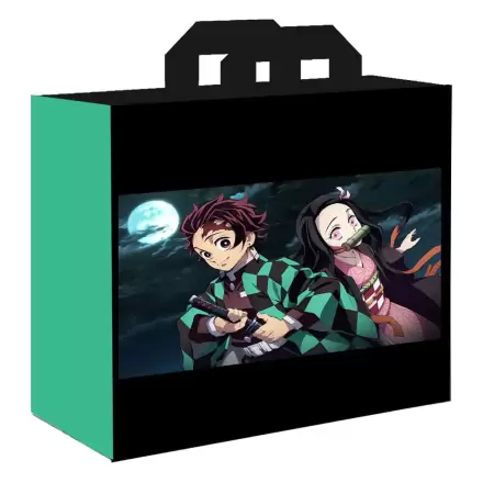 Demon Slayer: Kimetsu no Yaiba Tote Bag Tanjiro & Nezuko Black product photo