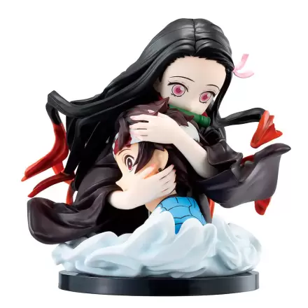 Demon Slayer Kimetsu no Yaiba Tanjiro Kamado & Nezuko Kamado Locus Ichibansho figure 15cm termékfotója