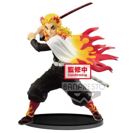 Demon Slayer Kimetsu no Yaiba Vibration Stars Statue Kyojuro Rengoku 15 cm product photo