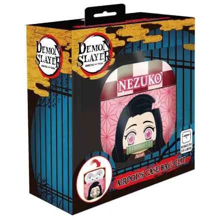 Demon Slayer Nezuko 3D Foam AirPods Case Bag Clip product photo