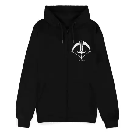 Diablo IV Zipper Hoodie Sweater Rouge Sigil termékfotója