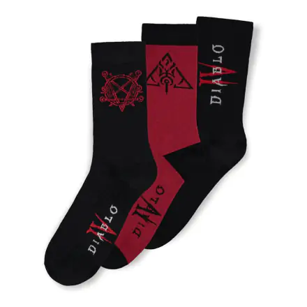 Diablo IV Socks 3-Pack Logo product photo
