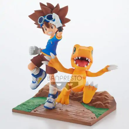 Digimon Adventure Adventure Archives Taichi and Agumon figure 15cm product photo