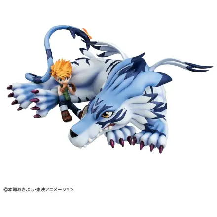 Digimon Adventure G.E.M. Series PVC Figure Garurumon & Ishida Yamato 25 cm (Repeat) product photo
