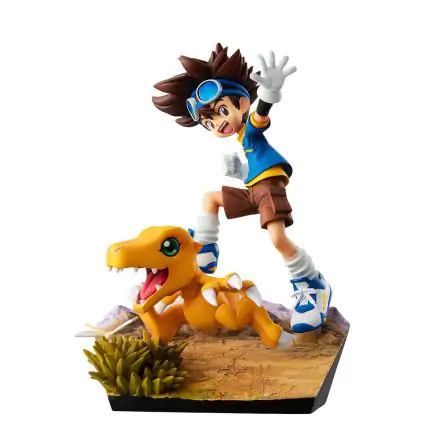 Digimon Adventure G.E.M. Series PVC Statue Taichi Yagami & Agumon 20th Anniversary 12 cm product photo