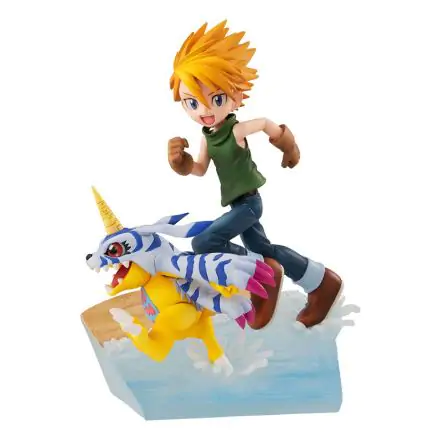 Digimon Adventure G.E.M. Series PVC Statue Yamato Ishida & Gabumon 2022 Ver. 12 cm product photo