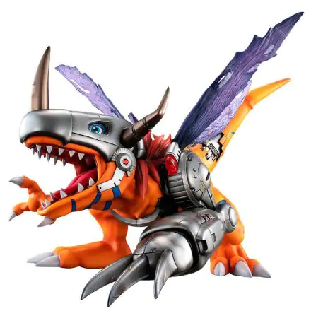 Digimon Adventure Metal Greymon figure 22cm product photo
