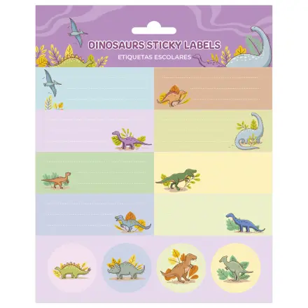 Dinosaurs adhesive labels product photo