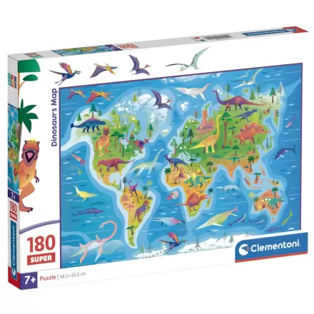 Dinosaurs Map super puzzle 180pcs termékfotója