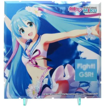 Dioramansion 150 Decorative Parts Racing Miku 2019 Pit Optional Panel Rd. 4 Thailand product photo