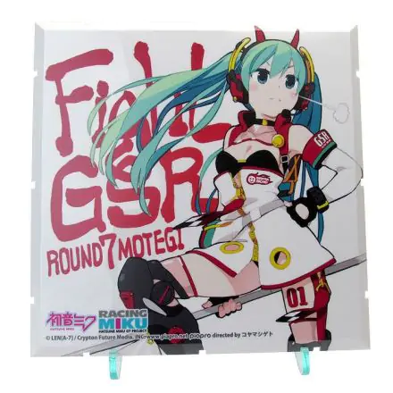 Dioramansion 150 Decorative Parts Racing Miku 2020 Pit Optional Panel Rd.7 MOTEGI product photo