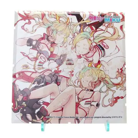Dioramansion 150 Decorative Parts Racing Miku 2020 Pit Optional Panel Rd.8 FUJI product photo