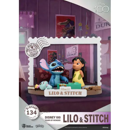 Disney 100 Years of Wonder D-Stage PVC Diorama Lilo & Stitch 10 cm product photo