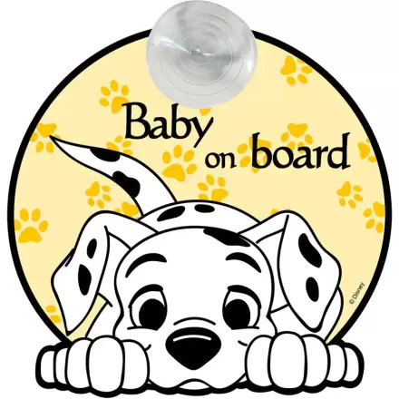Disney 101 Dalmatians baby on board Signal car product photo