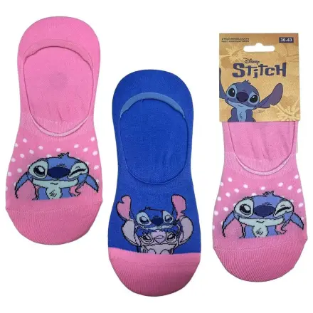 Disney Socks 2-Pack Stitch Pinkies 36-43 product photo