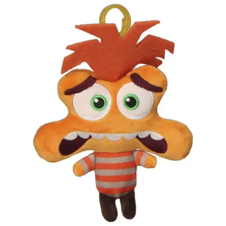 Disney Inside Out Anxiety 3D Plush Figure with Clip, Bag Charm 13 cm product photo