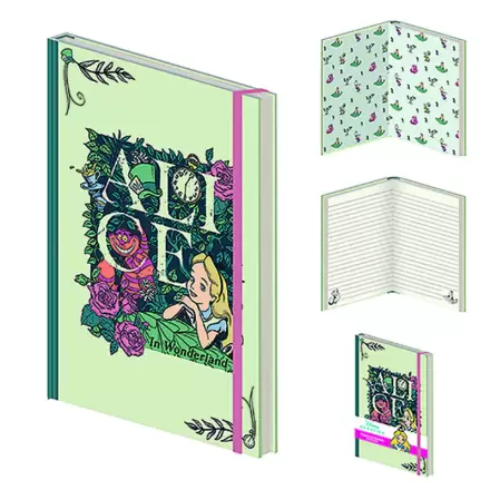 Disney Alice in Wonderland Premium A5 notebook termékfotója