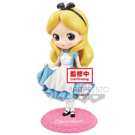 Disney Alice in Wonderland Alice Glitter Q Posket 14cm product photo